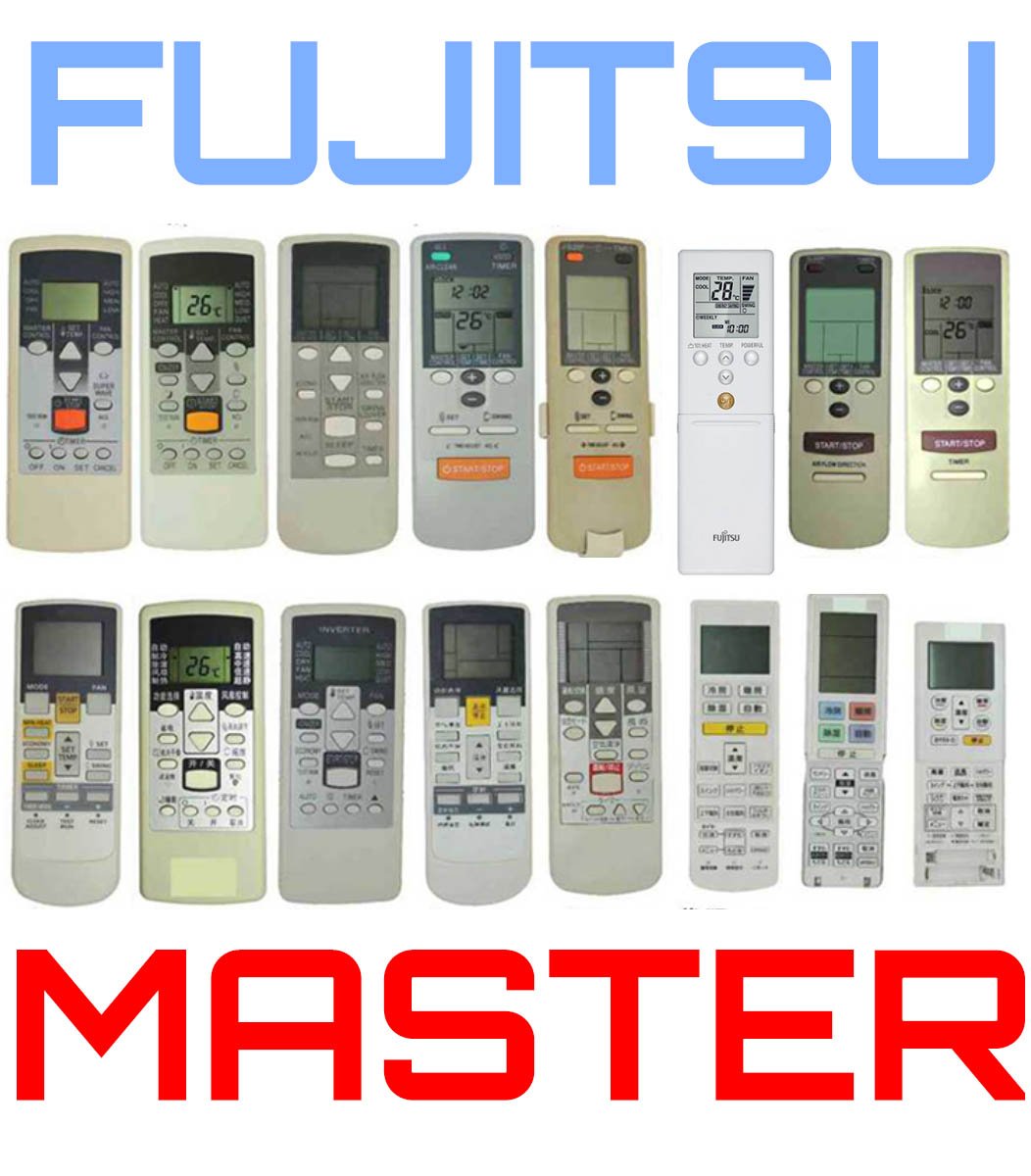 Master Universal Air Conditioner Remote - For All Fujitsu AC Remotes